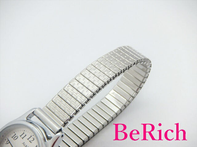 セイコー SEIKO アルバ ALBA レディース 腕時計 V515-6481 白 ホワイト 文字盤 SS シルバー クォーツ QZ ウォッチ 【中古】【送料無料】 ht3948
