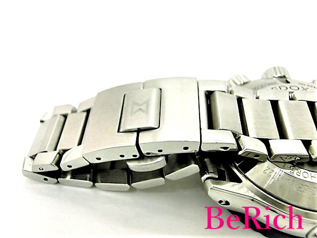 エドックス 01122-3BU3-BUIN3 クロノオフシェア1 クロノグラフ デイデイト 500m防水 SS 自動巻き AT メンズ 腕時計 ブルー文字盤 EDOX 【中古】【送料無料】 ht3969