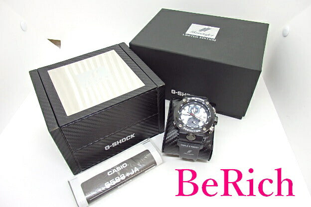 美品 カシオ CASIO G-SHOCK グラビティ マスター メンズ 腕時計 GWR-B1000HJ-1AJR ブラック 黒 文字盤 カーボン 樹脂 ブレス ソーラー クォーツ QZ ウォッチ 【中古】【送料無料】ht4044