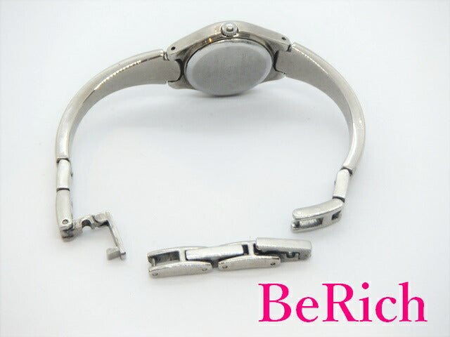 アン クライン ANNE KLEIN レディース 腕時計 752H/2 ネイビー 紺 文字盤 SS シルバー バングル アナログ クォーツ QZ ウォッチ 【中古】【送料無料】 ht4097