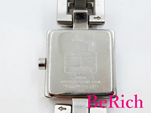 トミーヒルフィガー TOMMY HILFIGER レディース 腕時計 T00264 白 ホワイト 文字盤 SS シルバー アナログ クォーツ QZ ウォッチ 【中古】【送料無料】 ht4291