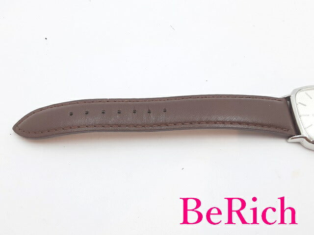 セイコー SEIKO シャリオ メンズ 腕時計 2620-5430 シルバー 文字盤 SS レザー ブレス ロゴ アナログ クォーツ QZ ウォッチ 【中古】【送料無料】 ht4689