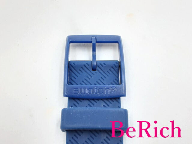 美品 スウォッチ Swatch ウェーブパス SUON 713 メンズ 腕時計 デイデイト ブルー 青 文字盤 プラスチック 樹脂 アナログ クォーツ QZ ウォッチ 【中古】【送料無料】 ht4714