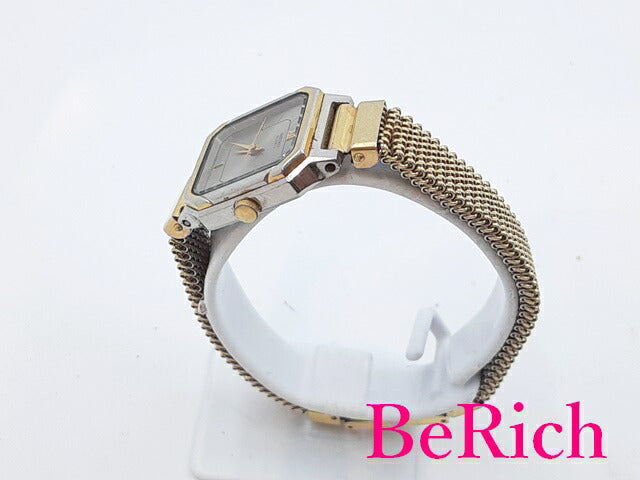 セイコー SEIKO レディース 腕時計 1221-5060 グレー 文字盤 SS GP ブレス アナログ クォーツ ウォッチ 【中古】【送料無料】 ht4745