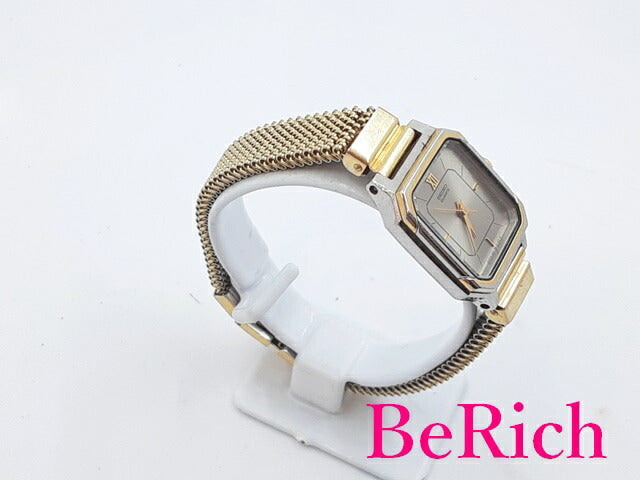 セイコー SEIKO レディース 腕時計 1221-5060 グレー 文字盤 SS GP ブレス アナログ クォーツ ウォッチ 【中古】【送料無料】 ht4745