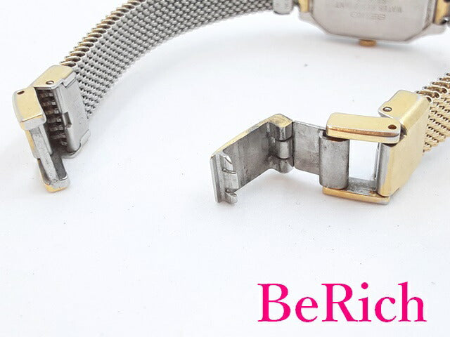 セイコー SEIKO レディース 腕時計 1221-5060 グレー 文字盤 SS GP ブレス アナログ クォーツ ウォッチ 【中古】【送料無料】 ht4745