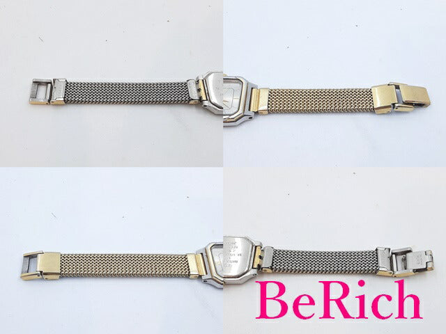 セイコー SEIKO レディース 腕時計 1221-5060 グレー 文字盤 SS GP ブレス アナログ クォーツ ウォッチ 【中古】【送料無料】 ht4745