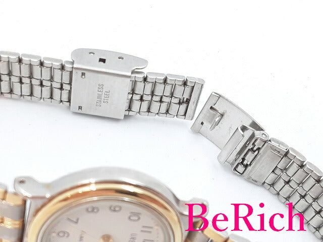 セイコー SEIKO アルバ ALBA レディース 腕時計 V701-1L30 アイボリー 文字盤 SS ブレス クォーツ QZ ウォッチ 【中古】【送料無料】 ht4766