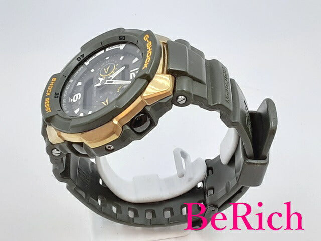 カシオ CASIO G-SHOCK スカイコックピット メンズ 腕時計 G-1250G 黒 ブラック 文字盤 樹脂 ブレス タフ ソーラー アナデジ ウォッチ SKY COCKPIT 【中古】【送料無料】ht4771
