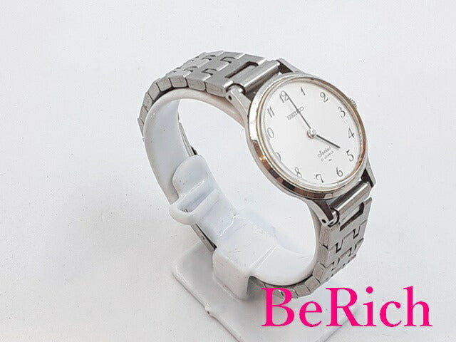 セイコー SEIKO ソシエ 手巻き レディース 腕時計 11-0870 白 ホワイト 文字盤 SS ブレス アナログ ウォッチ Socie 【中古】【送料無料】 ht4827