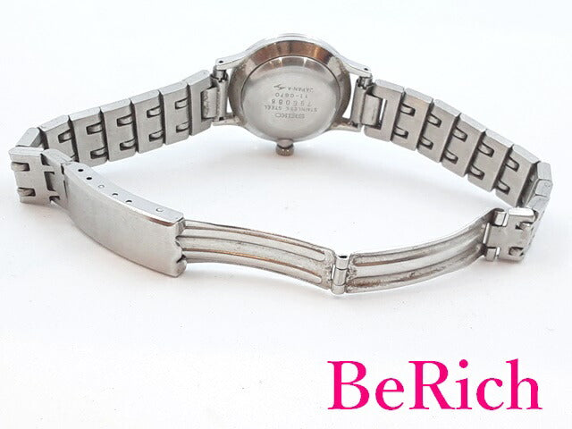 セイコー SEIKO ソシエ 手巻き レディース 腕時計 11-0870 白 ホワイト 文字盤 SS ブレス アナログ ウォッチ Socie 【中古】【送料無料】 ht4827