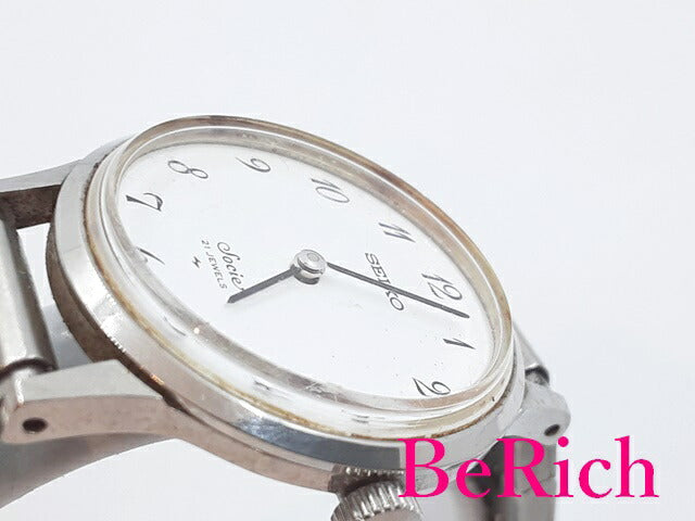 セイコー SEIKO ソシエ 手巻き レディース 腕時計 11-0870 白 ホワイト 文字盤 SS ブレス アナログ ウォッチ Socie 【中古】【送料無料】 ht4827