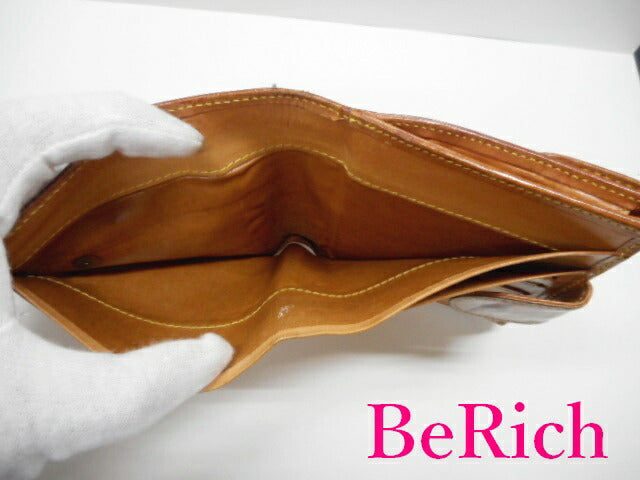 エトロ 二つ折り 財布 マルチカラー レザー ペイズリー ETORO 【中古】【送料無料】 sh266