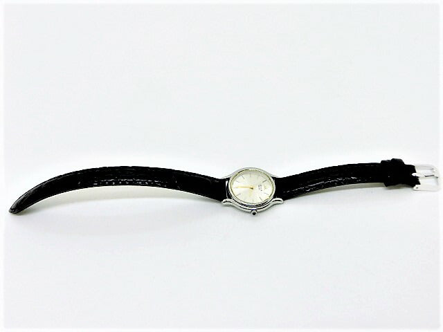 セイコー クレドール SEIKO CREDOR 4J81-0A40 レディース 腕時計 シルバー 文字盤 SS レザー ブレス クォーツ QZ アナログ ウォッチ 【中古】【送料無料】 sb584