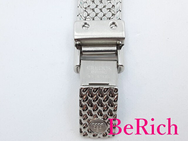 セイコー クレドール SEIKO CREDOR ダイヤ ベゼル レディース 腕時計 5A70-3000 ホワイト シルバー 文字盤 SS ブレス クォーツ QZ アナログ ウォッチ 【中古】【送料無料】 sb674
