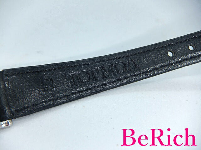 セイコー クレドール SEIKO CREDOR 2F70-0370 12P ダイヤ Pt900 レディース 腕時計 シルバー グレー 文字盤 レザー ブレス クォーツ QZ アナログ ウォッチ プラチナ 【中古】【送料無料】 sb691