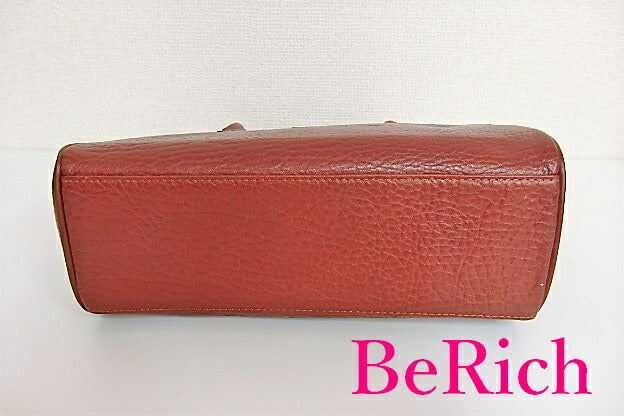 ニナリッチ ハンドバッグ 赤 レッド レザー NINA RICCI 【中古】【送料無料】 sh1152