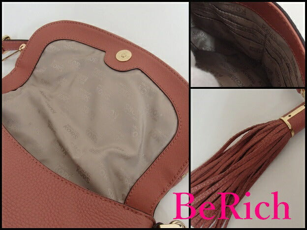 マイケルコース 2way ショルダーバッグ サーモンピンク レザー チェーン ハンドバッグ MICHAEL KORS 【中古】【送料無料】 sh1264