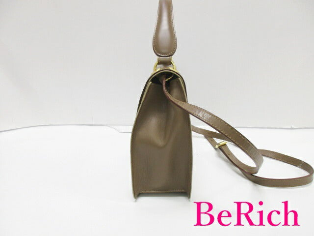 ニナリッチ NINA RICCI 2way ショルダーバッグ ハンドバッグ ベージュ PVC レザー ロゴ パーティ フォーマル 斜め掛け 鞄 【中古】【送料無料】 sh1555