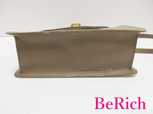ニナリッチ NINA RICCI 2way ショルダーバッグ ハンドバッグ ベージュ PVC レザー ロゴ パーティ フォーマル 斜め掛け 鞄 【中古】【送料無料】 sh1555