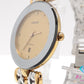 ラドー RADO フローレンス デイト メンズ 腕時計 160.3677.2 ラウンド ゴールド シルバー SS ブレス アナログ クォーツ ウォッチ FLORENCE 【中古】【送料無料】 bt3590