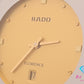 ラドー RADO フローレンス デイト メンズ 腕時計 160.3677.2 ラウンド ゴールド シルバー SS ブレス アナログ クォーツ ウォッチ FLORENCE 【中古】【送料無料】 bt3590