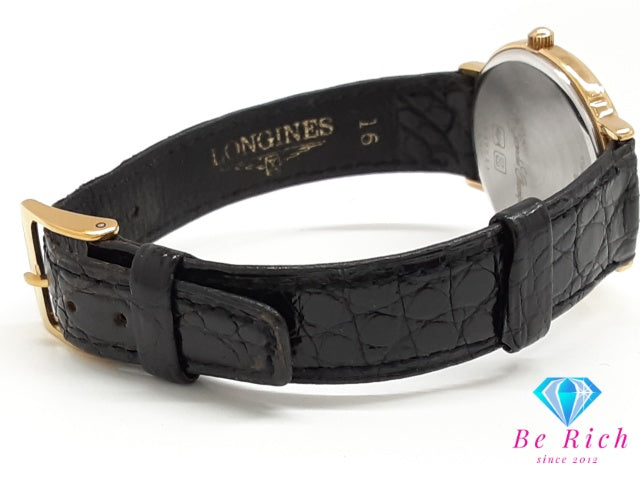 ロンジン LONGINES ラ グラン クラシック メンズ 腕時計 7097 ゴールド SS レザー ブレス アナログ クォーツ QZ ウォッチ  La Grande Classique De Longines【中古】【送料無料】 bt3599