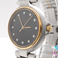 ダンヒル dunhill ミレニアム 12P ダイヤ 32MM ボーイズ 腕時計 黒 ブラック シルバー ゴールド SS GP ブレス ロゴ アナログ クォーツ QZ ウォッチ ユニセックス メンズ レディース 【中古】【送料無料】 bt3630