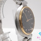 ダンヒル dunhill ミレニアム 12P ダイヤ 32MM ボーイズ 腕時計 黒 ブラック シルバー ゴールド SS GP ブレス ロゴ アナログ クォーツ QZ ウォッチ ユニセックス メンズ レディース 【中古】【送料無料】 bt3630