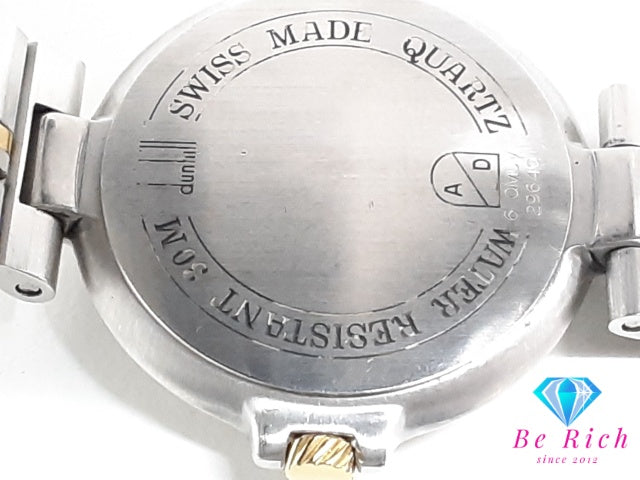 ダンヒル dunhill ミレニアム 12P ダイヤ 32MM ボーイズ 腕時計 黒 ブラック シルバー ゴールド SS GP ブレス ロゴ アナログ クォーツ QZ ウォッチ ユニセックス メンズ レディース 【中古】【送料無料】 bt3630