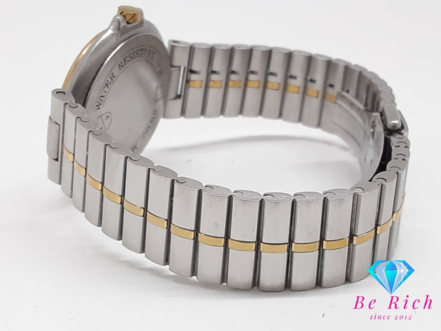 ダンヒル dunhill ミレニアム 12P ダイヤ 32MM ボーイズ 腕時計 黒 ブラック シルバー ゴールド SS GP ブレス ロゴ アナログ クォーツ QZ ウォッチ ユニセックス メンズ レディース 【中古】【送料無料】 bt3630