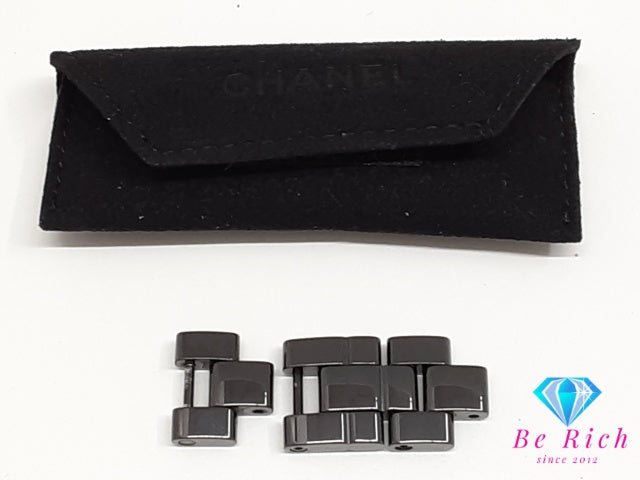 シャネル CHANEL J12 33MM 12P ダイヤ インデックス セラミック デイト H1625 ブラック 黒 レディース 腕時計 アナログ クオーツ QZ ウォッチ 【中古】【送料無料】 bt3645