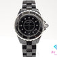 シャネル CHANEL J12 33MM 12P ダイヤ インデックス セラミック デイト H1625 ブラック 黒 レディース 腕時計 アナログ クオーツ QZ ウォッチ 【中古】【送料無料】 bt3645