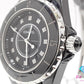 シャネル CHANEL J12 33MM 12P ダイヤ インデックス セラミック デイト H1625 ブラック 黒 レディース 腕時計 アナログ クオーツ QZ ウォッチ 【中古】【送料無料】 bt3645
