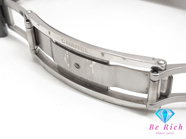 シャネル CHANEL J12 33MM 12P ダイヤ インデックス セラミック デイト H1625 ブラック 黒 レディース 腕時計 アナログ クオーツ QZ ウォッチ 【中古】【送料無料】 bt3645