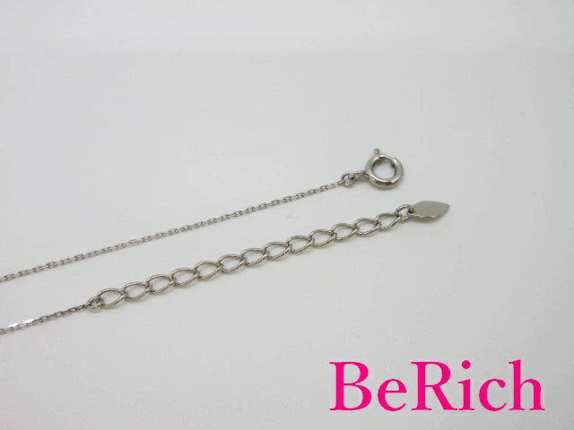 4℃ ヨンドシー SILVER オープン ハート ネックレス ペンダント シルバー SV 宝石 ジュエリー アクセサリー 【中古】【送料無料】 ba2459