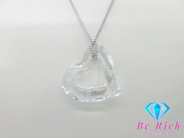 スワロフスキー SWAROVSKI Cardinal ネックレス ペンダント  ハート クリスタル ジュエリー アクセサリー 【中古】【送料無料】 ba2753