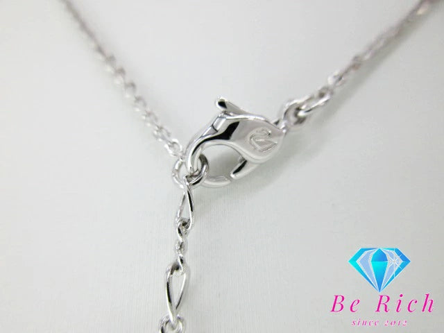 スワロフスキー SWAROVSKI クリスタル 付 ネックレス ペンダント ブルー シルバー ジュエリー アクセサリー 【中古】【送料無料】ba2788