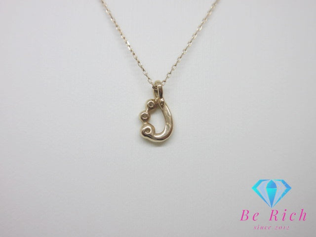 カナル ヨンドシー Canal 4℃ K18 PG ダイヤモンド 付 ネックレス ペンダント 18金 750 ピンク ゴールド メレ 宝石 ジュエリー アクセサリー  【中古】【送料無料】 ba2820
