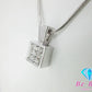 スワロフスキー SWAROVSKI スクエア型 ネックレス ペンダント クリスタル シルバー ジュエリー アクセサリー 【中古】【送料無料】 ba2928
