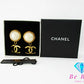 シャネル CHANEL フェイク パール ココマーク イヤリング 揺れる CC ロゴ ヴィンテージ ジュエリー アクセサリー 【中古】【送料無料】ba3058