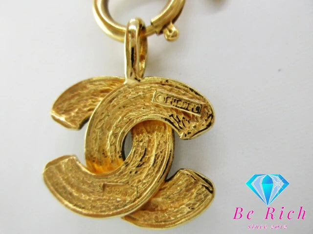 シャネル CHANEL ココマーク ロング チェーン ネックレス 3857 ゴールド メッキ C ロゴ ジュエリー アクセサリー 小物  【中古】【送料無料】 ba3085