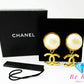 美品 シャネル CHANEL フェイク パール 付 ココマーク イヤリング 揺れる CC ロゴ ヴィンテージ ジュエリー アクセサリー 【中古】【送料無料】ba3107