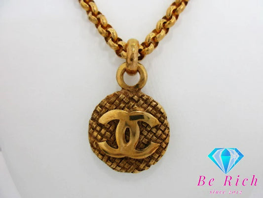 シャネル CHANEL ココマーク ロング ネックレス ゴールド メッキ C ロゴ ジュエリー アクセサリー 小物  【中古】【送料無料】 ba3112