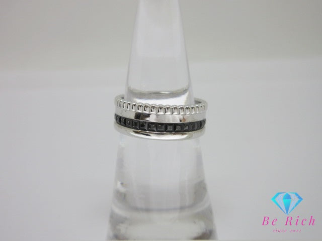 ブシュロン  BOUCHERON キャトル ブラック スモール リング JRGO01790 指輪 51 11号 Au 750 セラミック K18 【中古】【送料無料】 ba3122