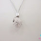 スワロフスキー SWAROVSKI クリスタル パヴェ ミラーボール モチーフ ネックレス ペンダント クリスタル シルバー ジュエリー アクセサリー【中古】【送料無料】 ba3151