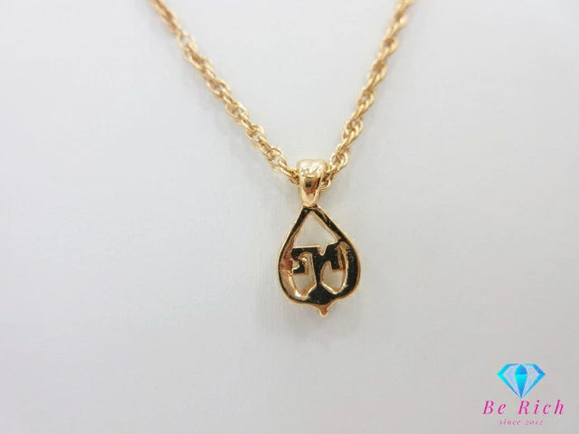 ニナリッチ NINA RICCI ラインストーン 付 NR ロゴ ネックレス ペンダント メッキ シルバー ゴールド ジュエリー アクセサリー 【中古】【送料無料】 ba3158