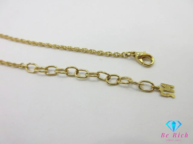 ニナリッチ NINA RICCI ラインストーン 付 NR ロゴ ネックレス ペンダント メッキ シルバー ゴールド ジュエリー アクセサリー 【中古】【送料無料】 ba3158