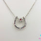 スワロフスキー SWAROVSKI クリスタル 馬蹄 ホースシュー モチーフ ネックレス ペンダント クリスタル シルバー ジュエリー アクセサリー【中古】【送料無料】 ba3162