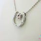 スワロフスキー SWAROVSKI クリスタル 馬蹄 ホースシュー モチーフ ネックレス ペンダント クリスタル シルバー ジュエリー アクセサリー【中古】【送料無料】 ba3162